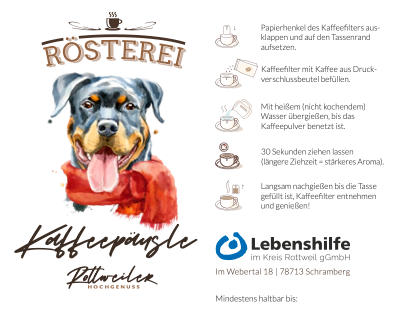 Kaffeepäusle - Postkarte (5er Set)